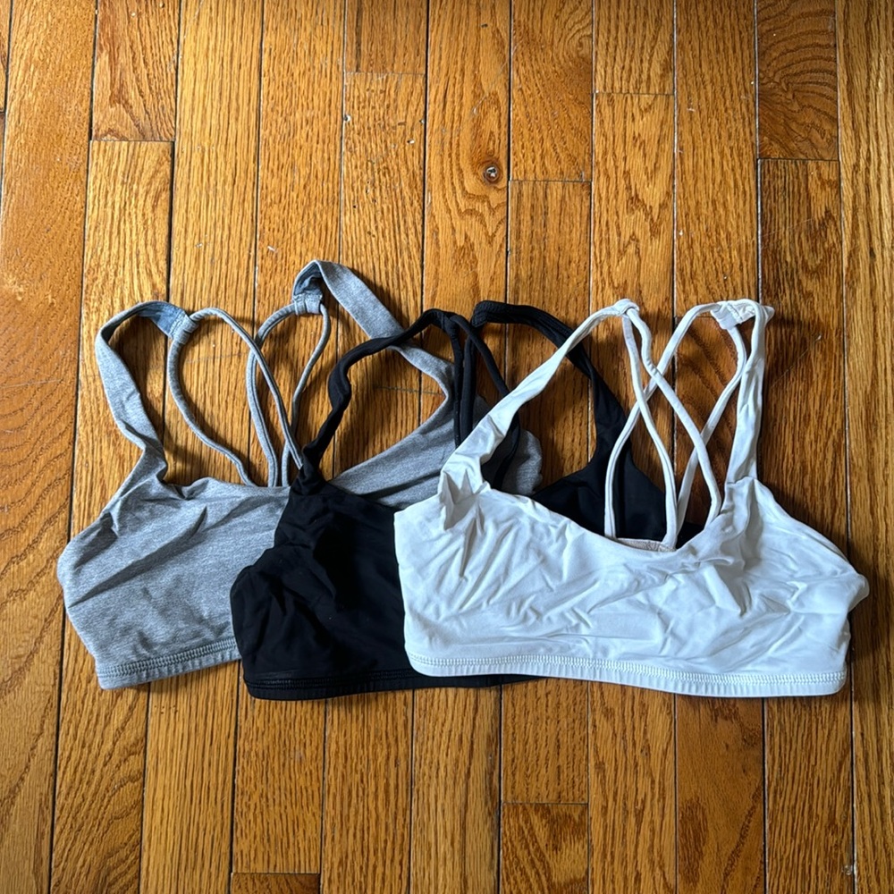Set of 3 lululemon bras